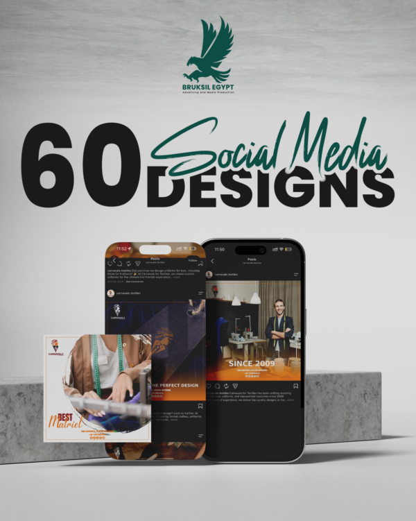 60 Social Media Posts Package